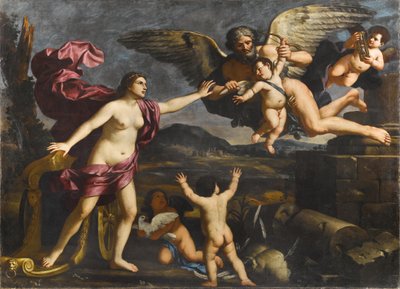 Vénus, Cupidon et Chronos - Giacinto Gimignani